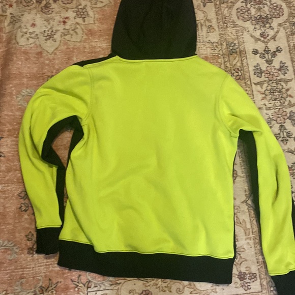 L black and lime green underamour hoodie - Picture 5 of 5